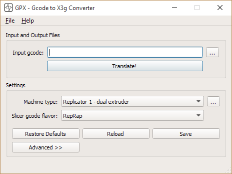 x3g to gcode converter